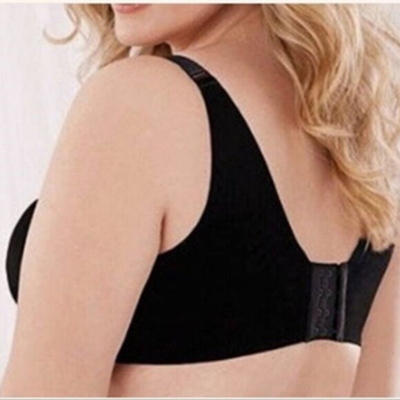 Cacique Bra Size 46DD Invisible Backsmoother Full Coverage Black Lane Bryant - Picture 4 of 8